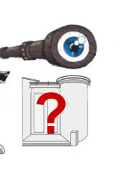 Murales del Galilei con un punto interrogativo