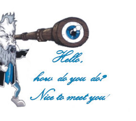 Murales del Galilei con lo scritto "Hello, how do you do? Nice to meet you!"