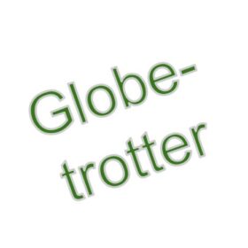 Immagine con scritto Globe-trotter